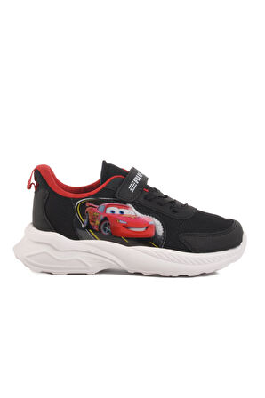 Siyah-Beyaz Tekstil Çocuk Spor Ayakkabı Ruffon 2340 F