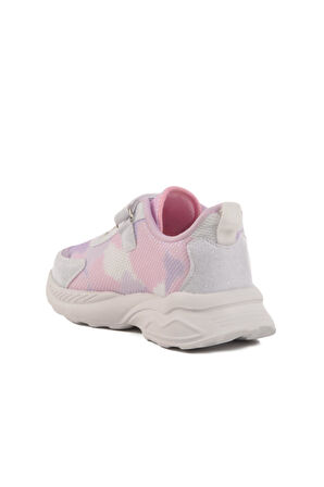 Beyaz-Lila Çocuk Spor Ayakkabı Ruffon 2340 F 