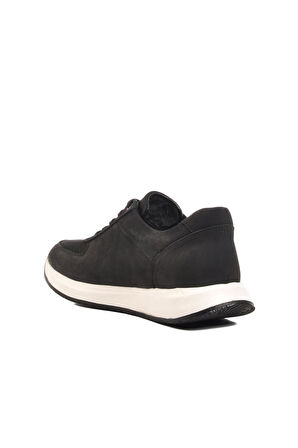 Vadoo 2197 M Siyah Nubuk Hakiki Deri Erkek Sneaker