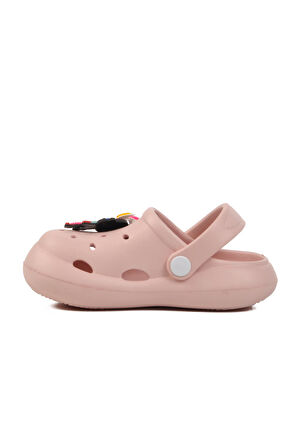 Pudra Hafif Esnek Çocuk Terlik Sandalet Yumurcak P 