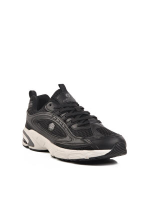 Siyah Fileli Hafif Hava alabilen Erkek Spor Ayakkabı Alfonso 25025 M