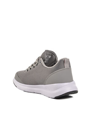 Gri Fileli Hafif Hava Alabilen Unisex Spor Ayakkabı Zita G