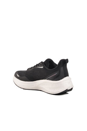 Siyah Fileli Hafif Esnek Unisex Spor Ayakkabı Maures 101 25063 G