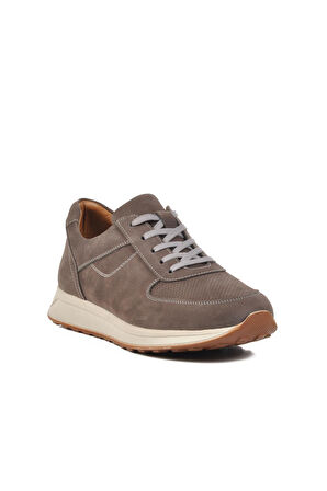 Walkway 2197 M Vizon Nubuk Hakiki Deri Erkek Sneaker