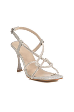 Pierre Cardin PC-54655 Z Gümüş  Kadın Terlik