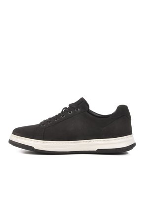 Siyah Nubuk Hakiki Deri Erkek Sneaker 2516 M