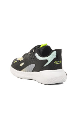 Siyah-Sarı Çocuk Spor Ayakkabı Ruffon 2480 F