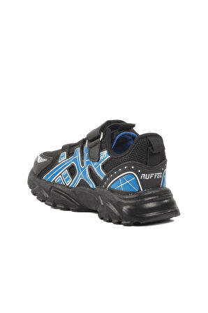 Siyah-Saks Çocuk Spor Ayakkabı Ruffon 2540 P 