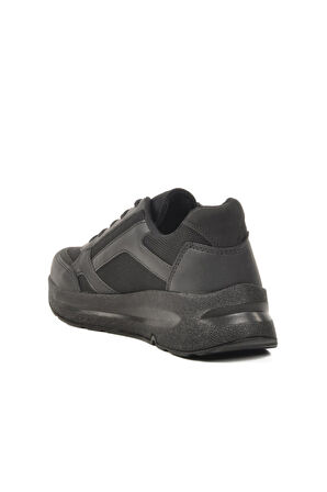 2420 G Unisex Hafif Esnek Siyah Sneaker