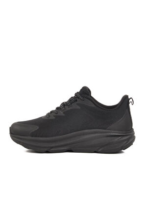 Eopaia Esnek Hafif Unisex Siyah Spor Ayakkabı