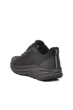 Eopaia Esnek Hafif Unisex Siyah Spor Ayakkabı
