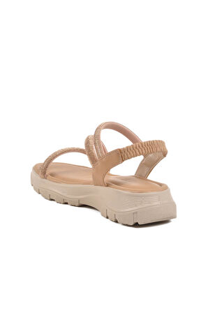 Bej Kadın Sandalet T-005 Z