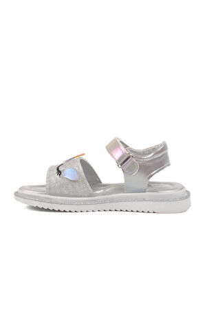 Gümüş Simli Çocuk Günlük Ayakkabı 25T105 P