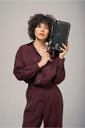 17961 Siyah Unisex El ve Omuz Çantası Ccs London 