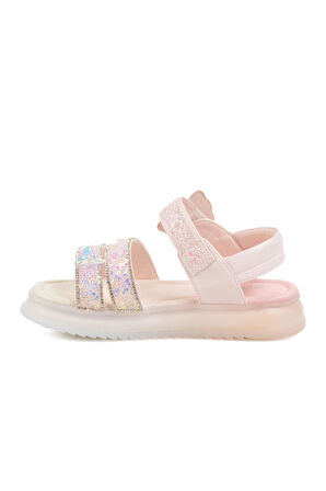 Pembe Tekstil Çocuk Sandalet 25Y600  F