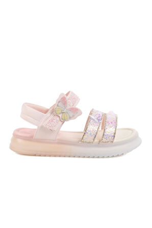 Pembe Tekstil Çocuk Sandalet 25Y600  F