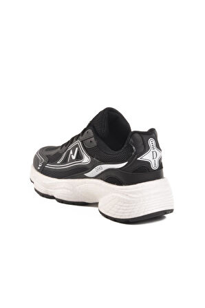 Walkway 182 G Unisex Siyah-Beyaz Hafif Esnek Spor Ayakkabı