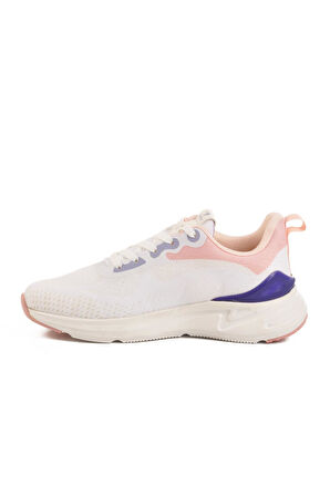 Unisex Memory Foam Beyaz-Pudra Spor Ayakkabı Cheta Pretty 