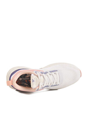 Unisex Memory Foam Beyaz-Pudra Spor Ayakkabı Cheta Pretty 