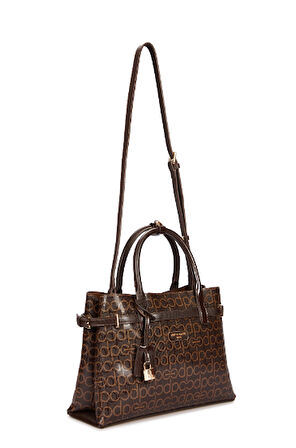 Pierre Cardin 05PC25Y10411-PMN Çanta Kahve  Kadın Omuz Çantası