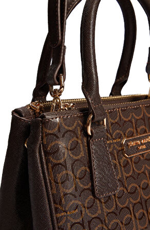 Pierre Cardin 05PC25Y10409-PMN Çanta Kahve  Kadın Omuz Çantası