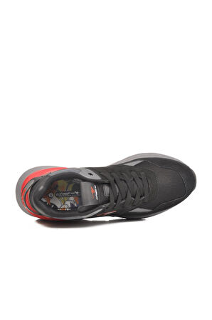 Milano Siyah-Kırmızı Memory Foam Unisex Spor Ayakkabı Cheta 256