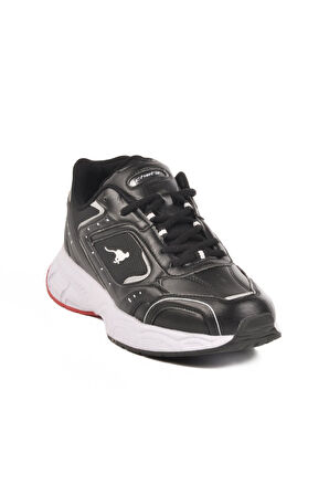 Siyah-Kırmızı Tekstil Unisex Spor Ayakkabı Cheta 562 Saturn M