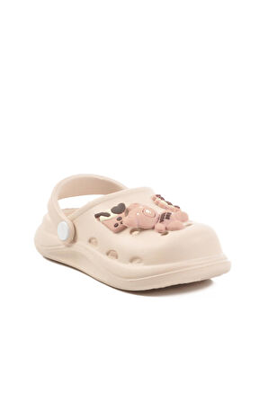 303 P Ekru Çocuk Sabo Terlik