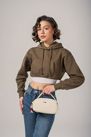 17830 Çanta Beyaz Kadın Sırt Çantası Ccs