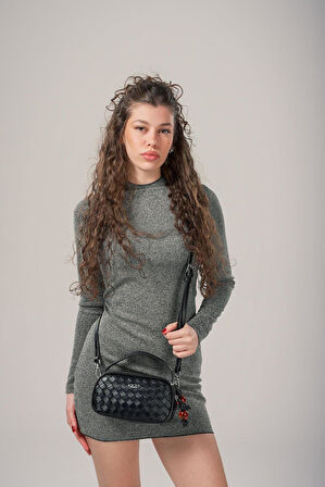 17830 Çanta Siyah  Kadın Omuz Çantası Ccs London 