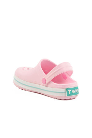TWG 214 F Pembe Hafif Esnek Çocuk Sabo Terlik