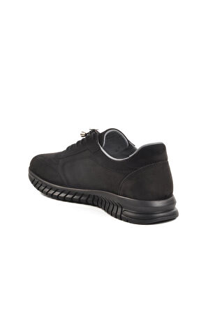 Pierre Cardin 43255-1 M Siyah Nubuk Hakiki Deri Erkek Günlük Ayakkabı