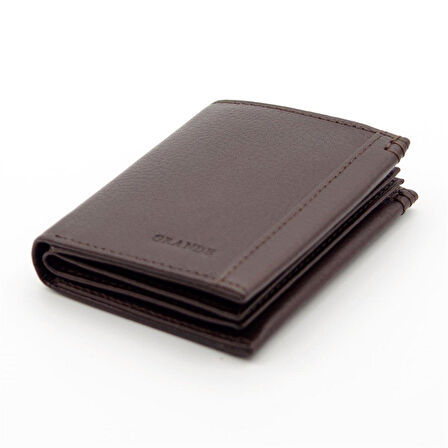Grande 1726 Cüzdan Kahve Hakiki Deri Erkek Kartlık