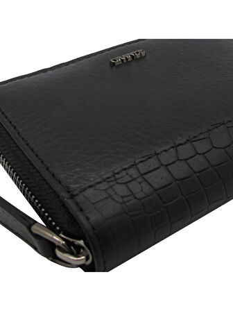 Grande 740 Cüzdan Siyah Hakiki Deri Erkek Kartlık