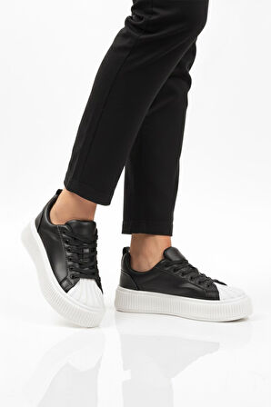 Ayk's Grov 410 G Siyah-Beyaz Mevsimlik Sneaker