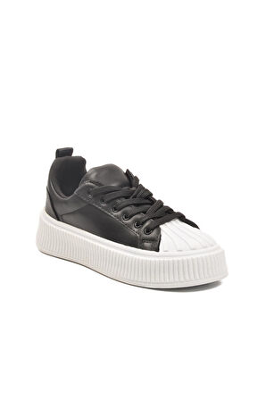 Ayk's Grov 410 G Siyah-Beyaz Mevsimlik Sneaker