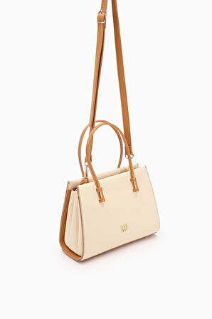 Levidor 930156 Çanta Krem  Kadın Omuz Çantası