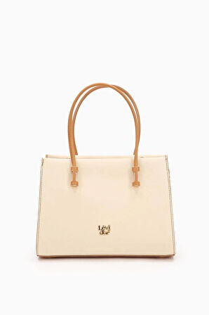 Levidor 930156 Çanta Krem  Kadın Omuz Çantası