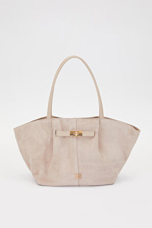 Levidor 930258 Çanta Krem  Kadın Omuz Çantası