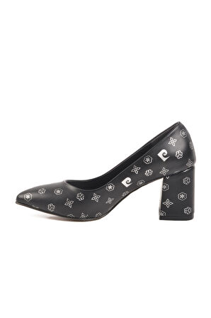 Pierre Cardin 50176 Z Siyah Desenli Kadın Topuklu Ayakkabı