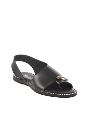 102 Z Siyah Kadın Sandalet