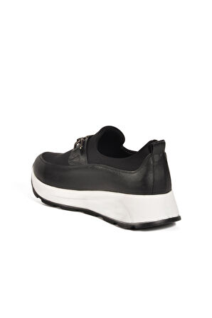 AYK'S 1705 Z Siyah-Beyaz Kadın Günlük Ayakkabı