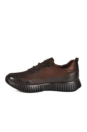 Venüs 25405003K Z Kahve Nubuk Hakiki Deri Kadın Mevsimlik Günlük Ayakkabı