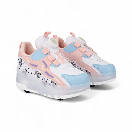 Nils F Pudra Ortopedik Patenli Işıklı Çocuk Spor Ayakkabı