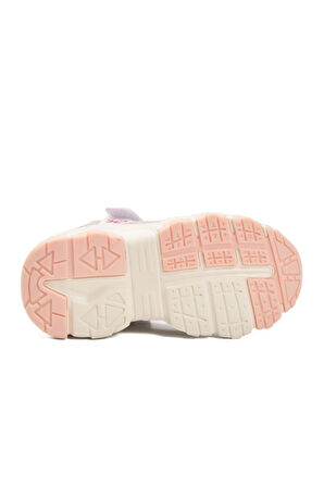 Beyaz Cırtlı Kadın Spor Ayakkabı Cool Bella Kısa P