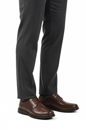 Ayakmod DSN 2038 M Kahve Hakiki Deri Erkek Günlük Ayakkabı