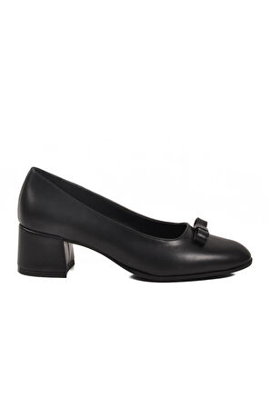 Ayakmod 519081 Z Siyah Kadın Topuklu Ayakkabı