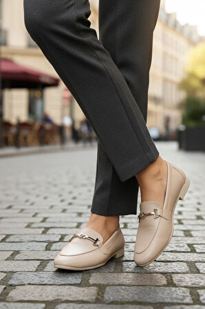 Bej Cilt Kadın Günlük Ayakkabı 572433 Z