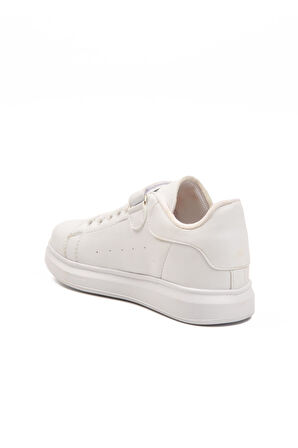 2540-26K F Beyaz  Çocuk Spor Ayakkabı