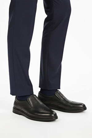 Ayakmod DSN 2031 M Siyah Hakiki Deri Erkek Günlük Ayakkabı